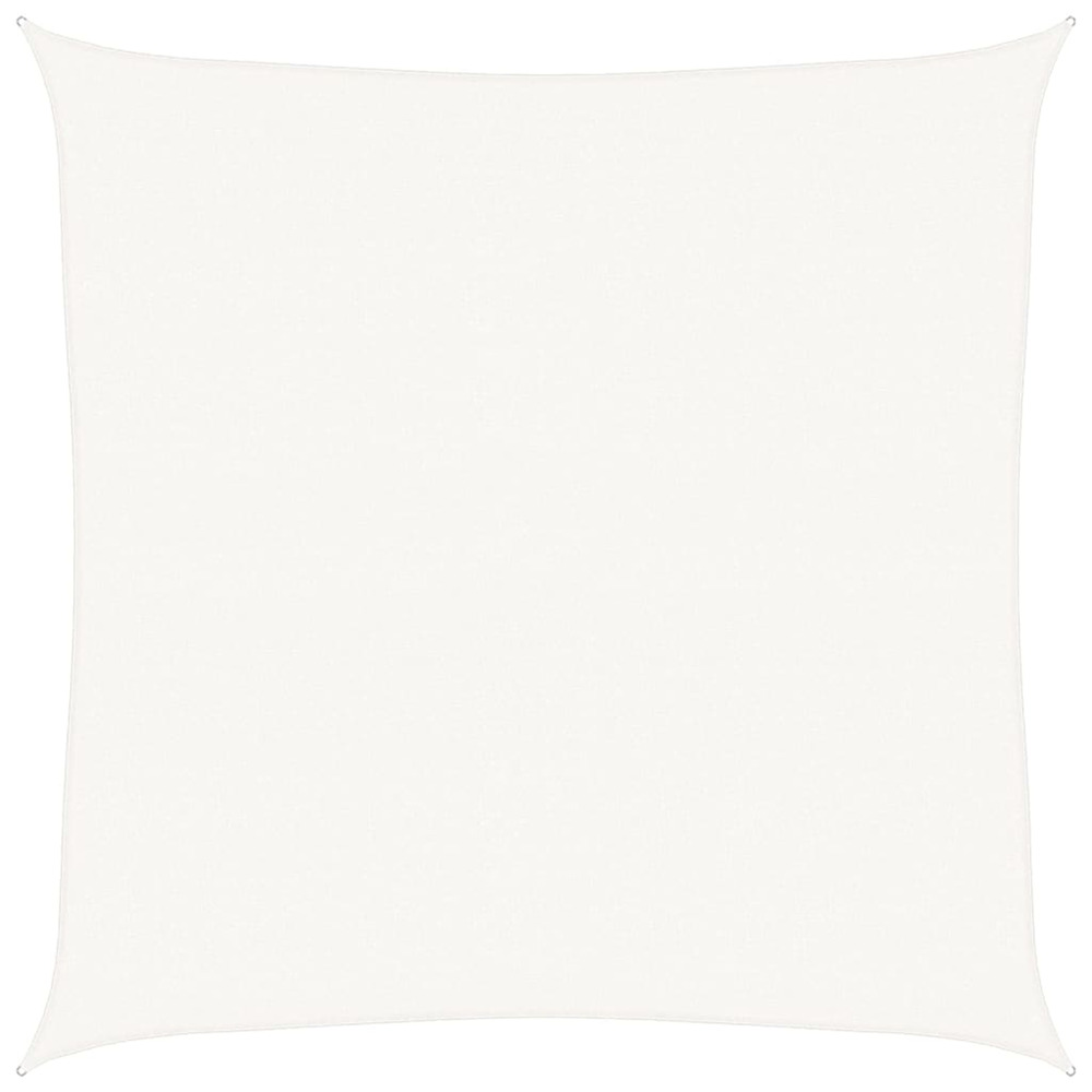 Voile d'ombrage 160 g/m² blanc 5x5 m pehd