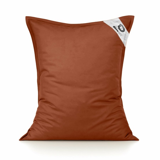 Housse pour pouf géant xl 120x80cm - terracotta