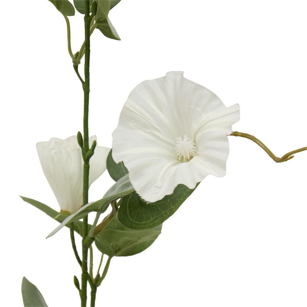 Tige petunia artificielle phoebe h76 cm blanche