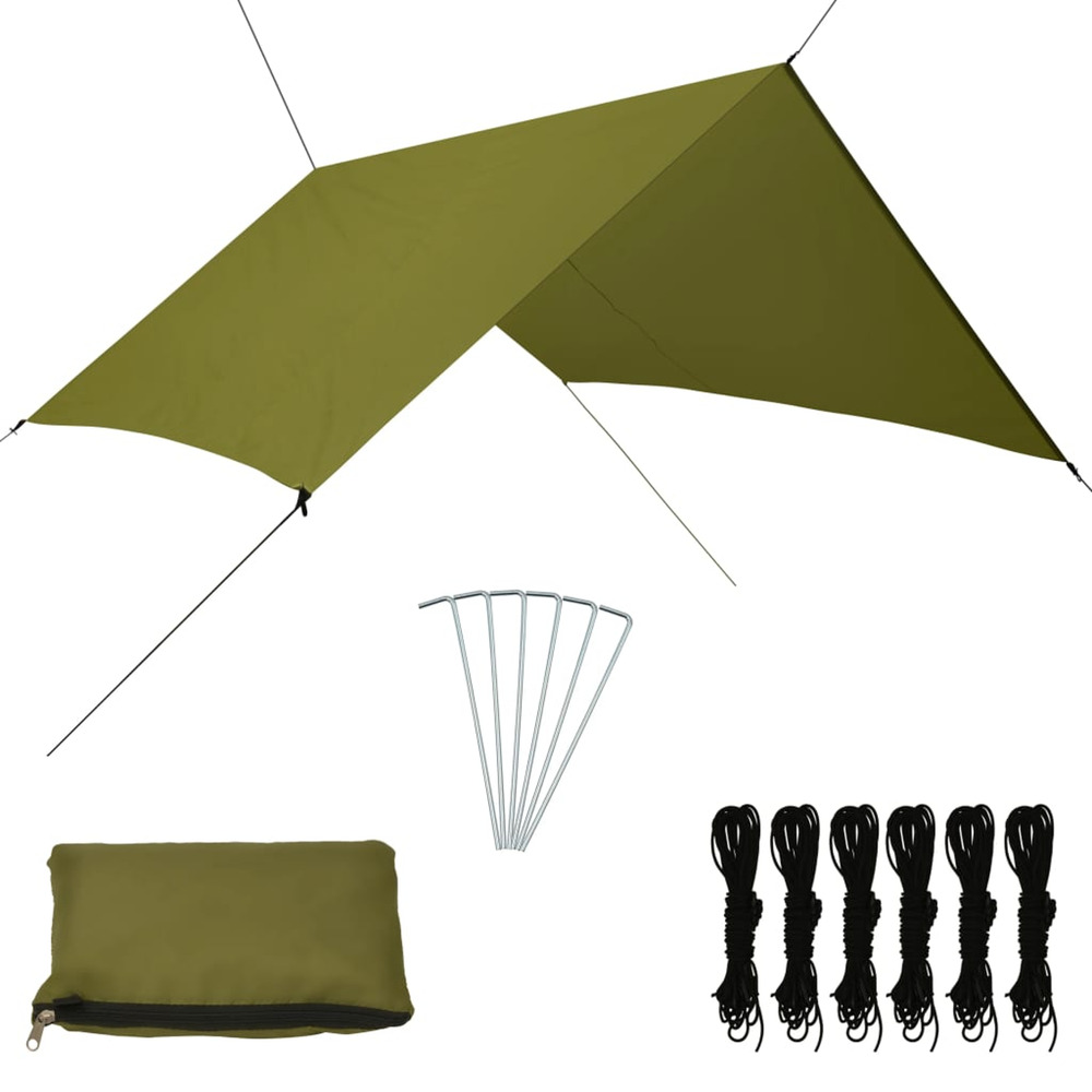 Voile d'ombrage 3x2,85 m Vert