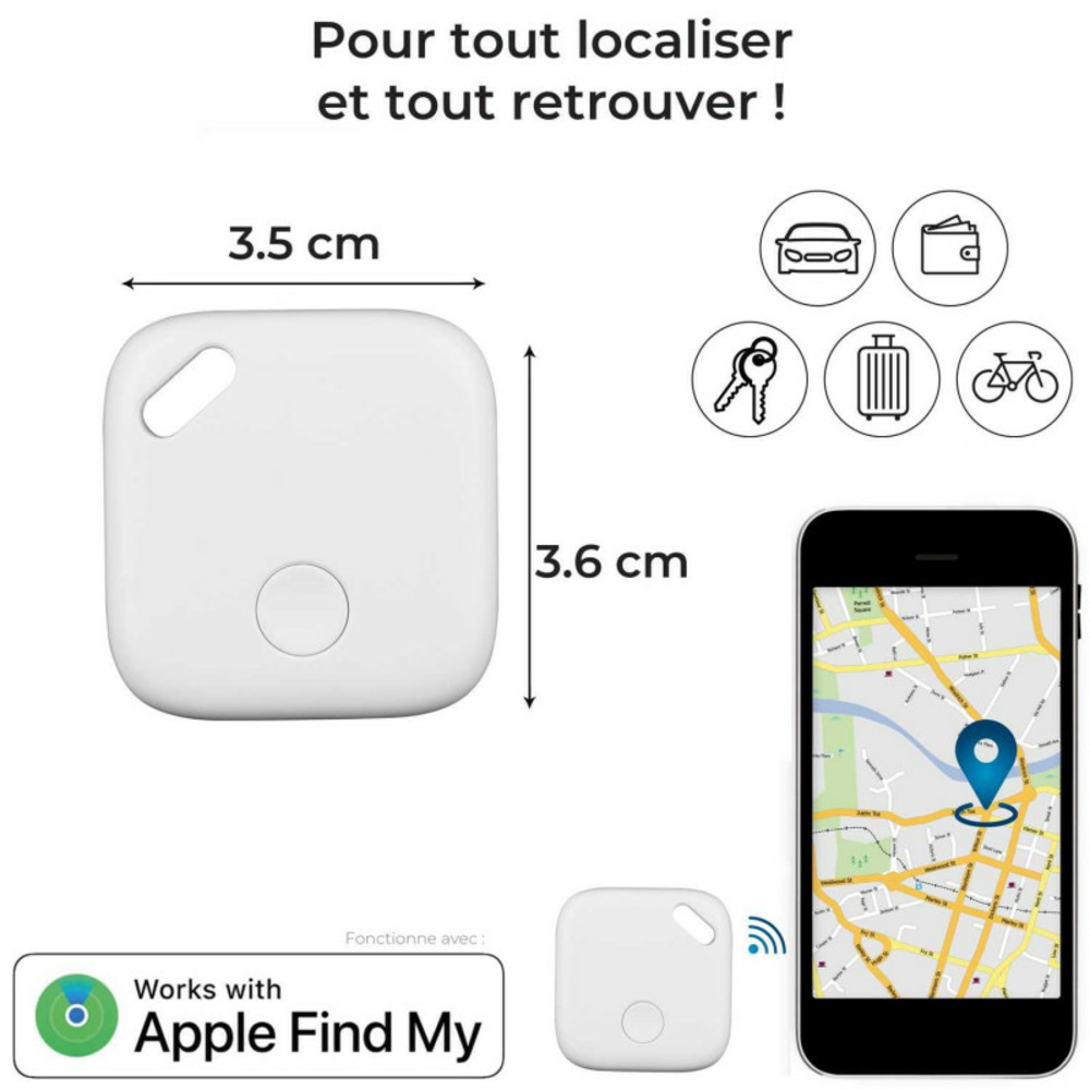 Tracker localisateur wiami - fonctionnalité apple - suivi temps réel