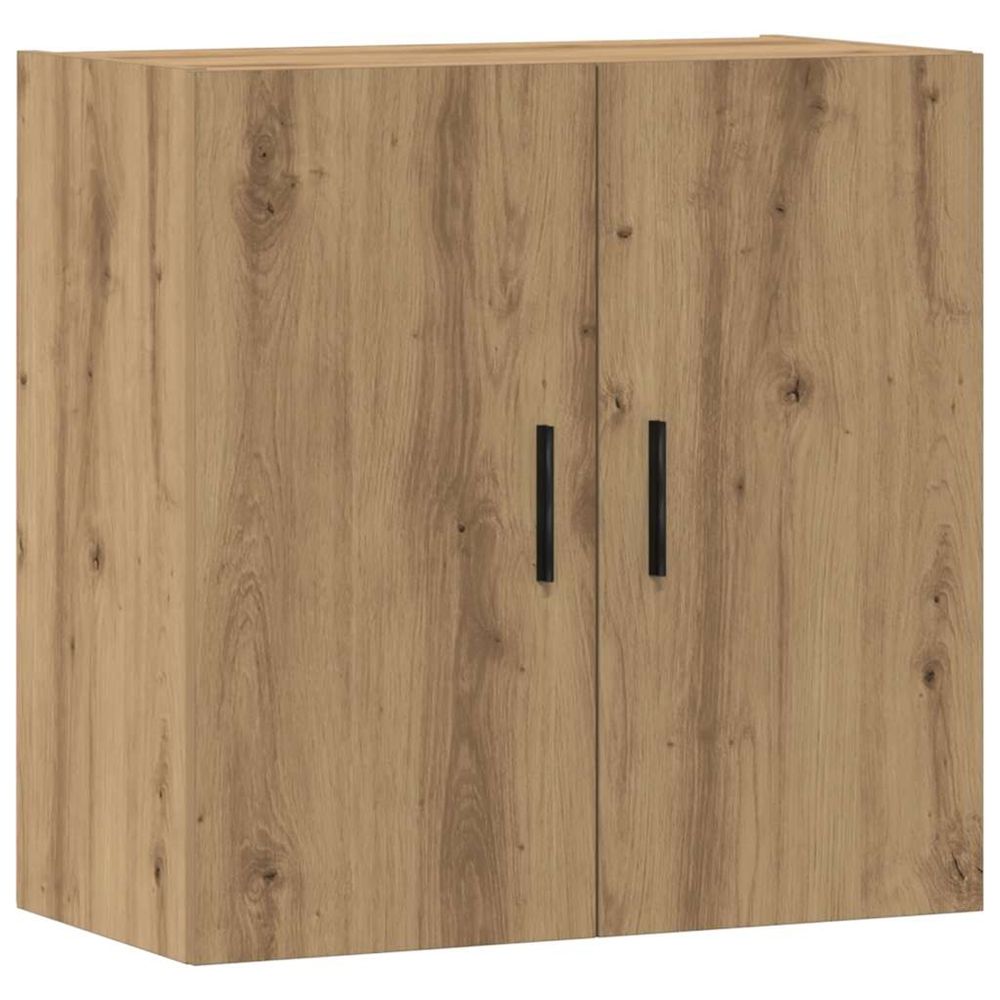 Armoire murale chêne artisanal 60x31x60 cm bois d'ingénierie