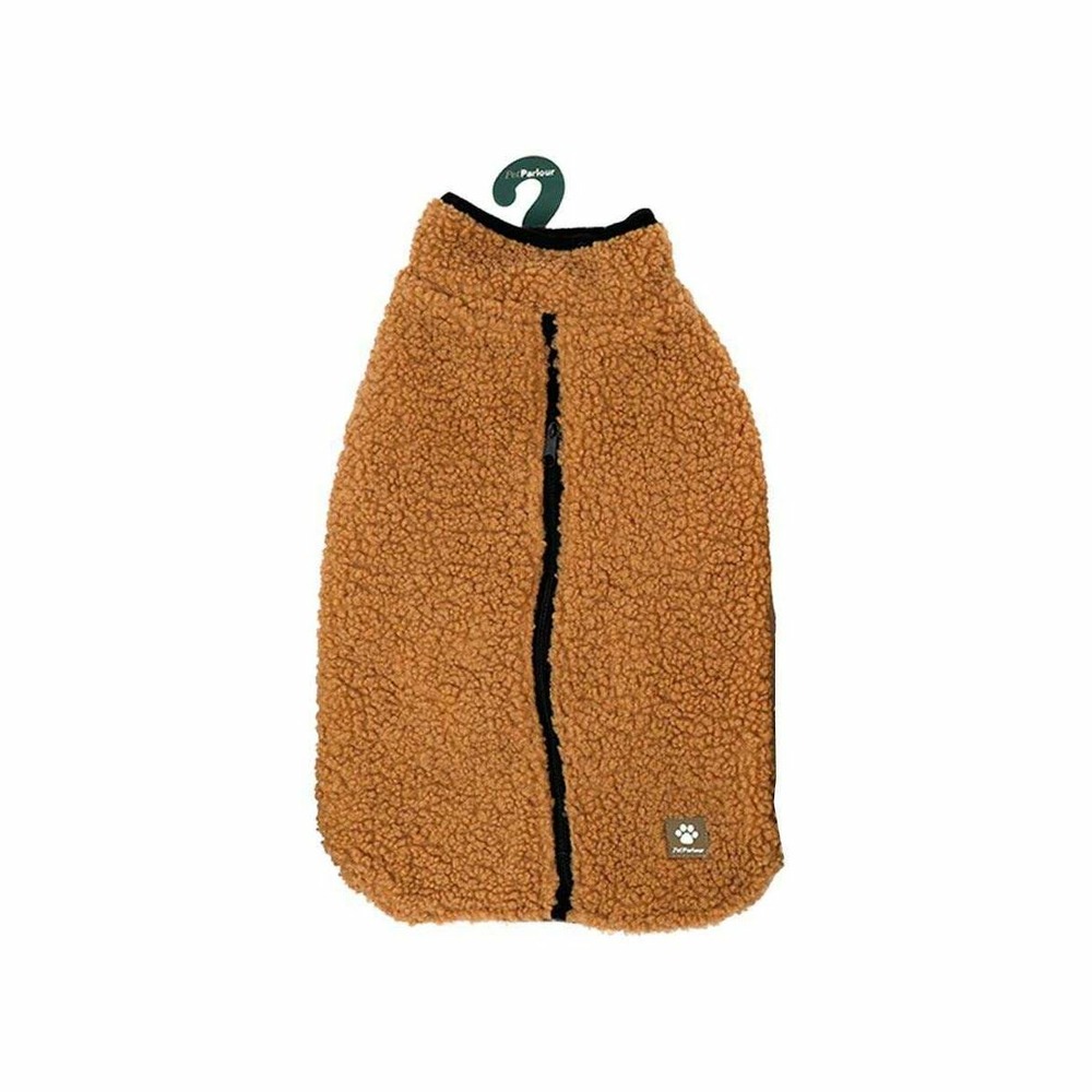 Manteau teddy pour chien 45 cm caramel