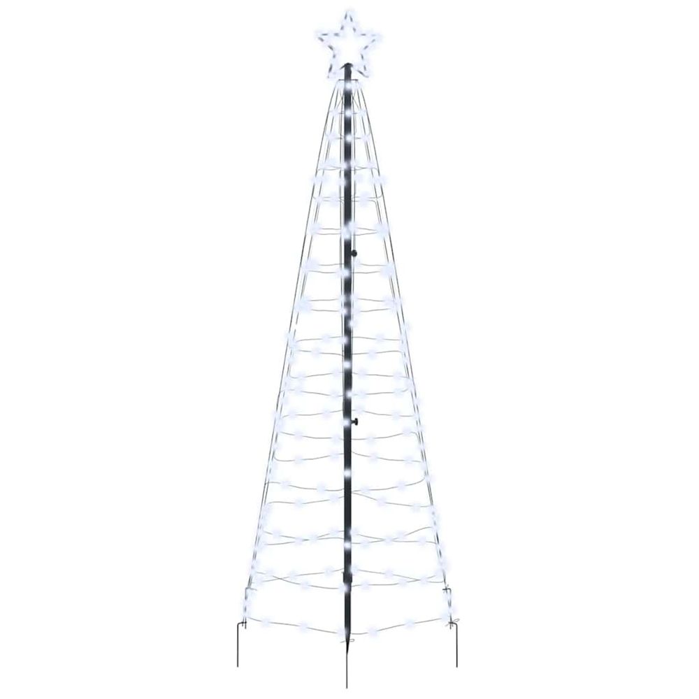 Arbre de noël led avec piquets au sol 250 cm 390 led