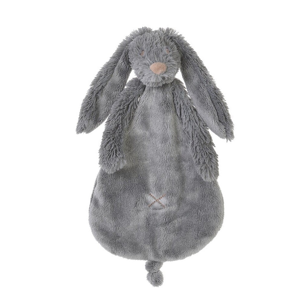Doudou lapin richie gris 25 cm