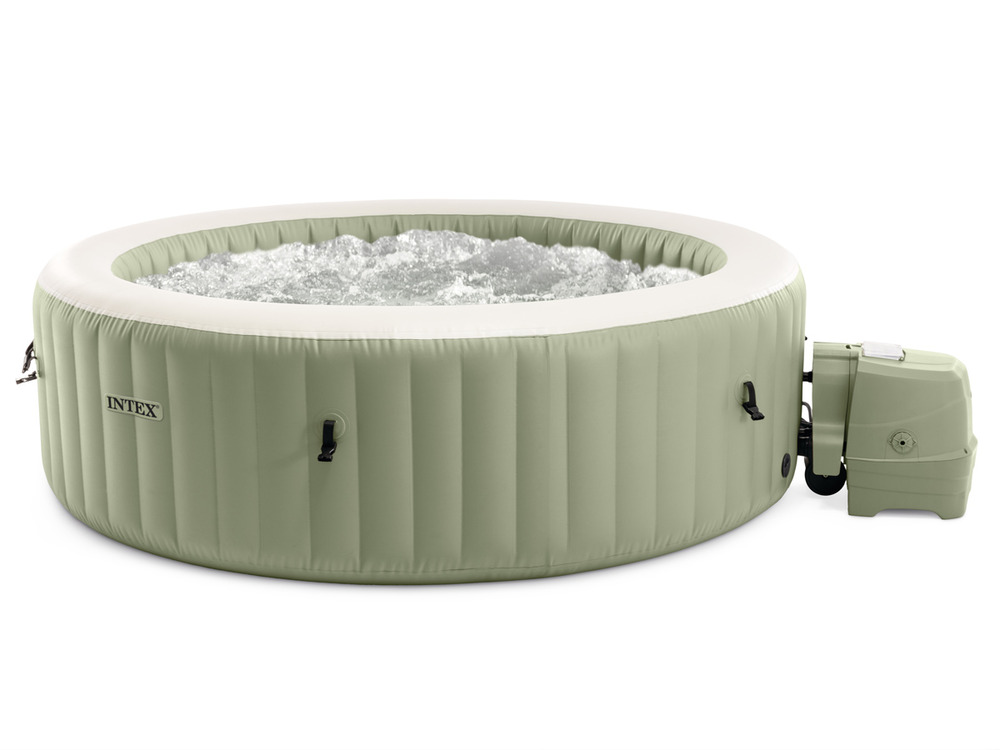 Spa gonflable purespa olive rond bulles 6 places