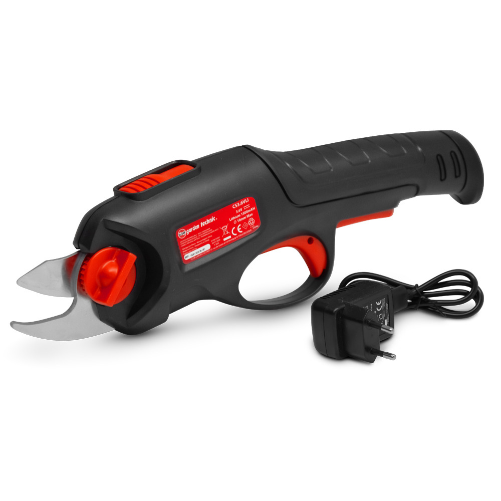 Sécateur rechargeable 3. 6v lithium livré avec batterie intégrée et chargeur - el