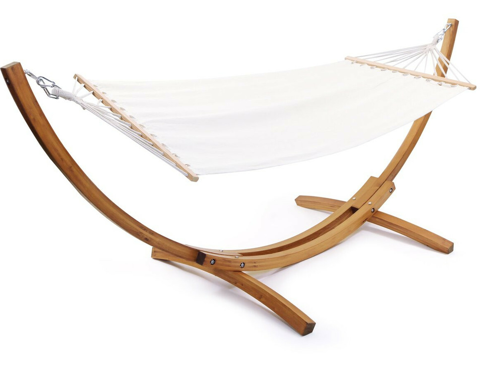 Hamac bois avec toile en coton 