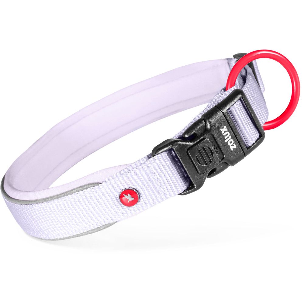 Collier premium pour chien en nylon recyclé, doublure néoprène, réglable 25
