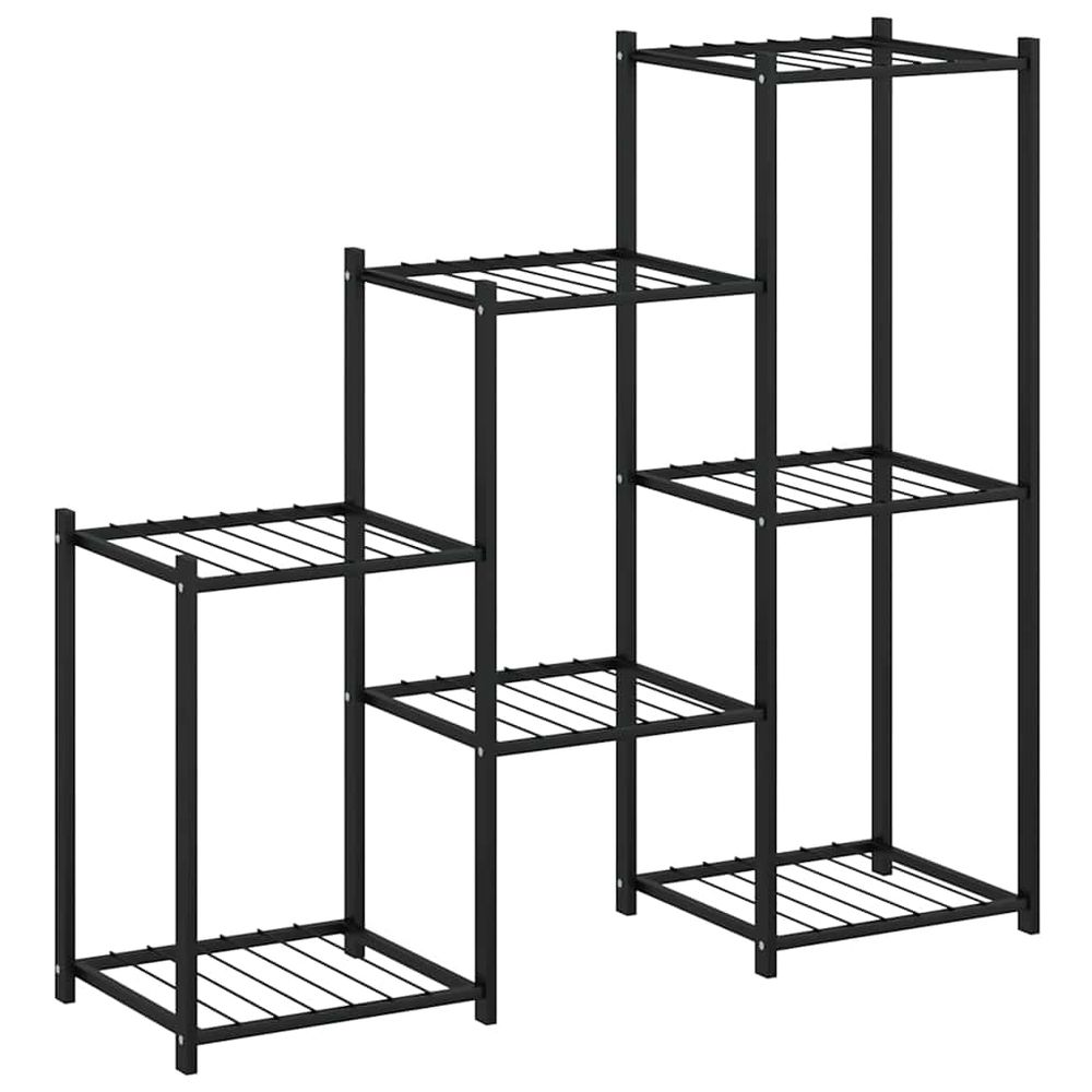 Jardinière 83x25x80 cm noir fer