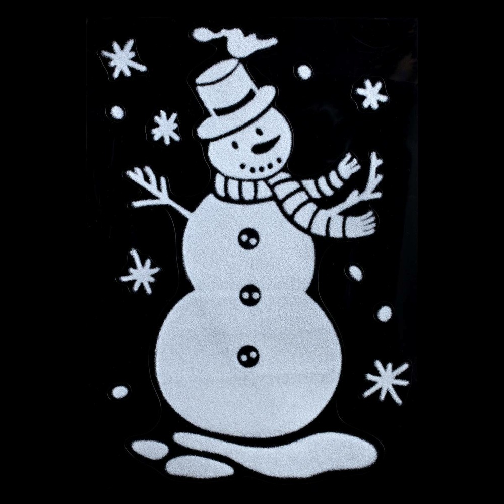 Stickers floquée personnalisé 28 x 40 cm