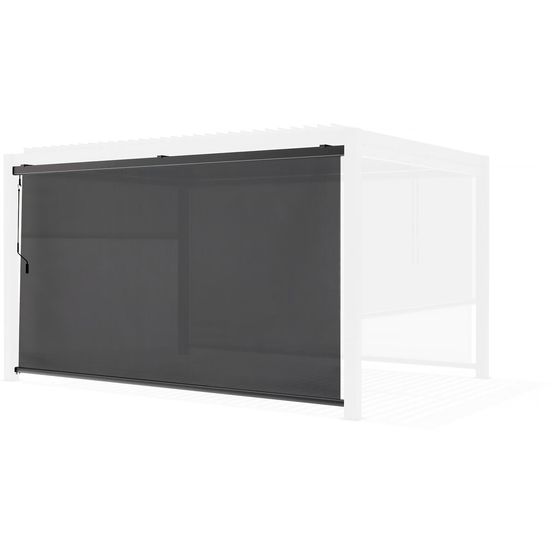 Store pergola bioclimatique - 277 x 208 cm - gris anthracite
