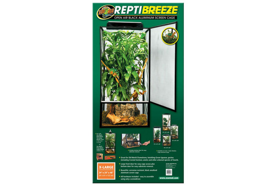 Reptibreeze - terrarium grillagé - 61 x 61 x 122 cm pour caméléon