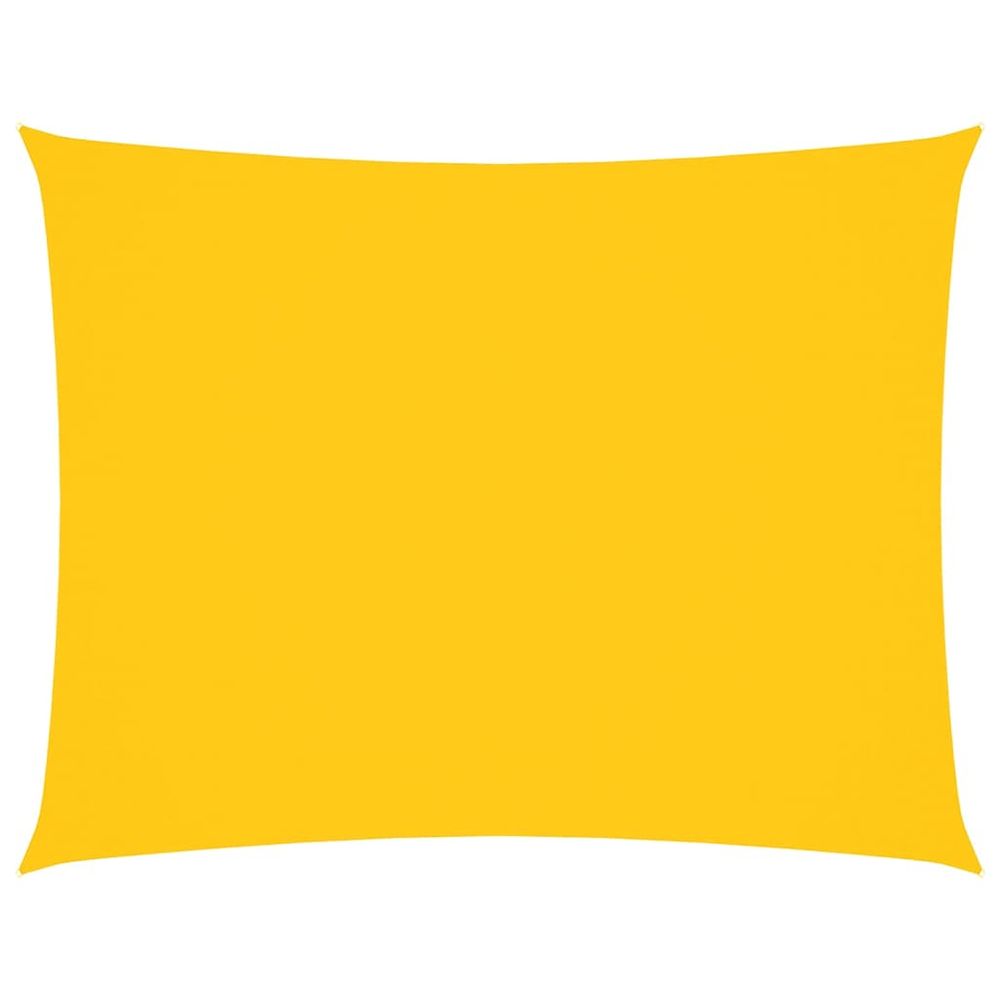 Voile de parasol tissu oxford rectangulaire 5x7 m jaune
