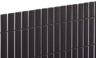 Canisse pvc double face 20mm - anthracite - 1,5x3m