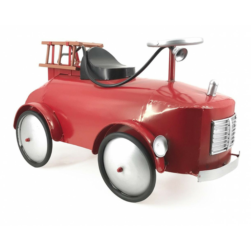 Voiture fer fer rouge - décoration d'autrefois