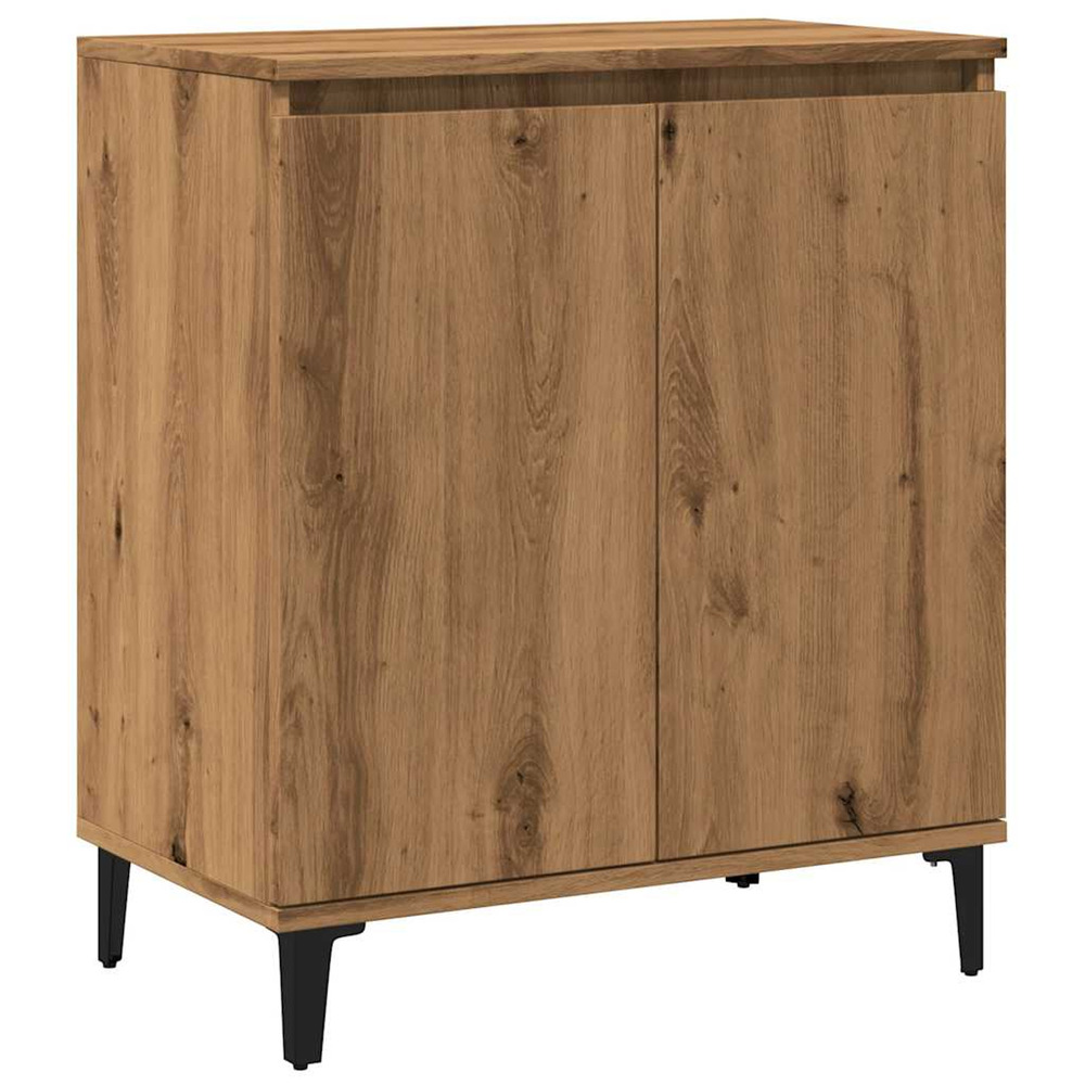 Buffet chêne artisanal 60x35x70 cm bois d'ingénierie