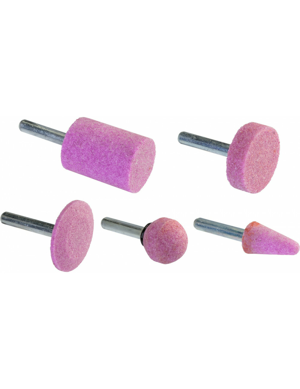 Set 5 meules/tige multiforme