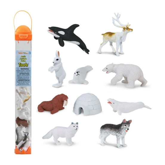 Animaux de l'arctique - tube safari ltd