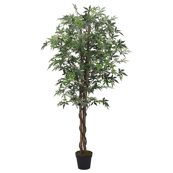 Érable artificiel 224 feuilles 80 cm vert
