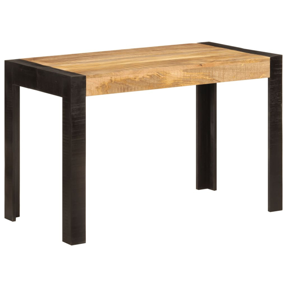 Table à dîner 120x60x76 cm bois de manguier massif