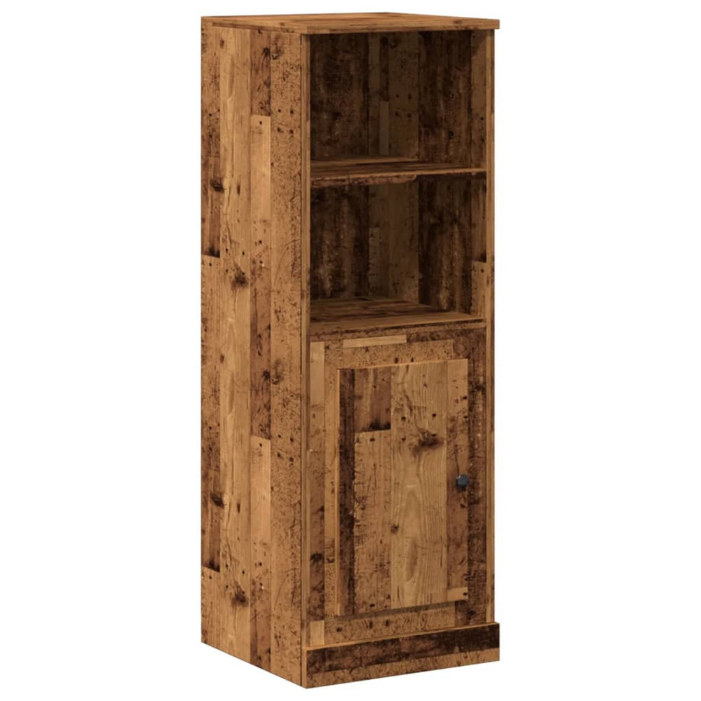 Buffet haut vieux bois 36x35,5x103,5 cm bois d'ingénierie