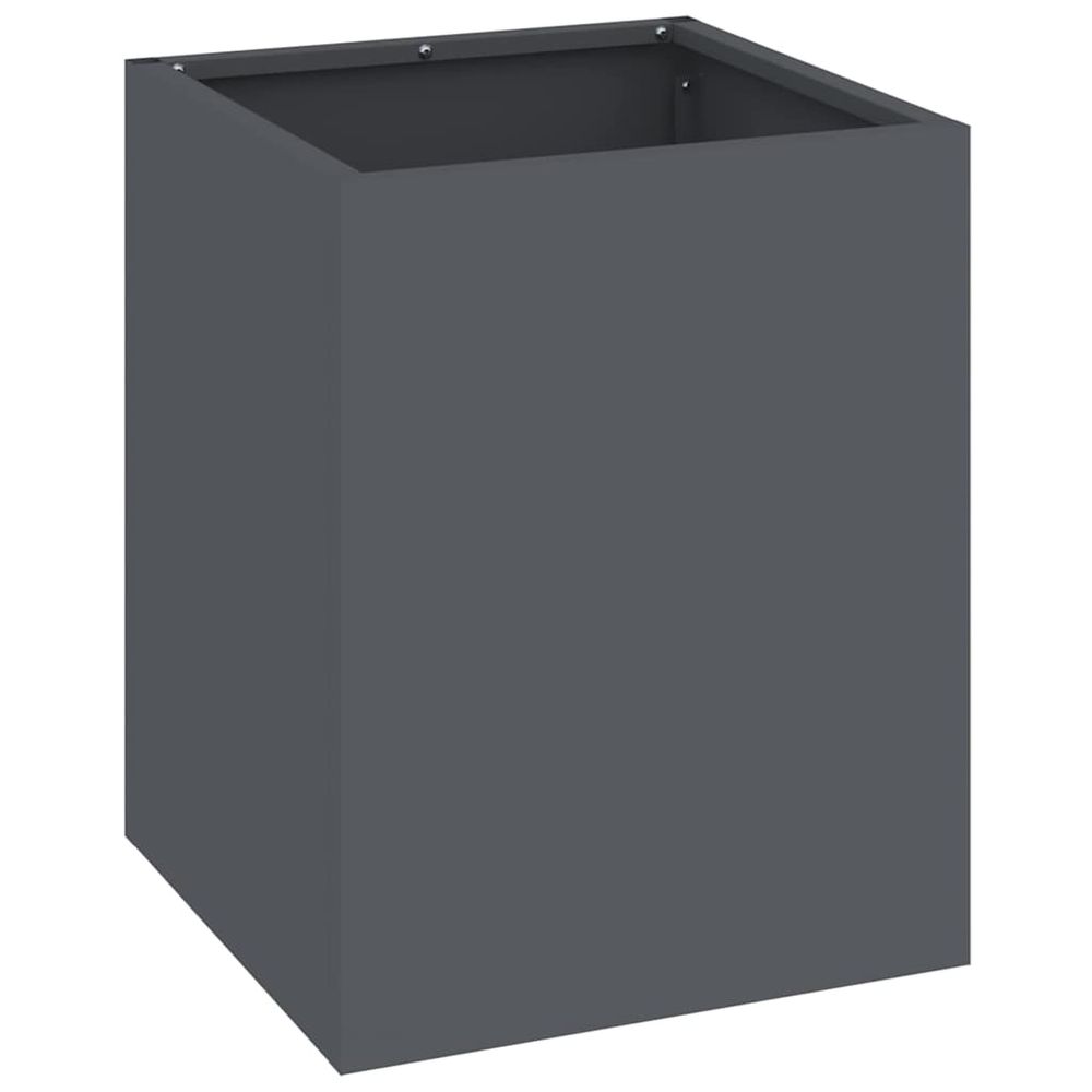 Cache-pot de jardin anthracite 32 x 32 x 40 cm