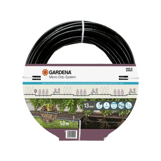 Extension de tuyau à goutteurs incorporés - gardena - 50 m - enterré et en surface