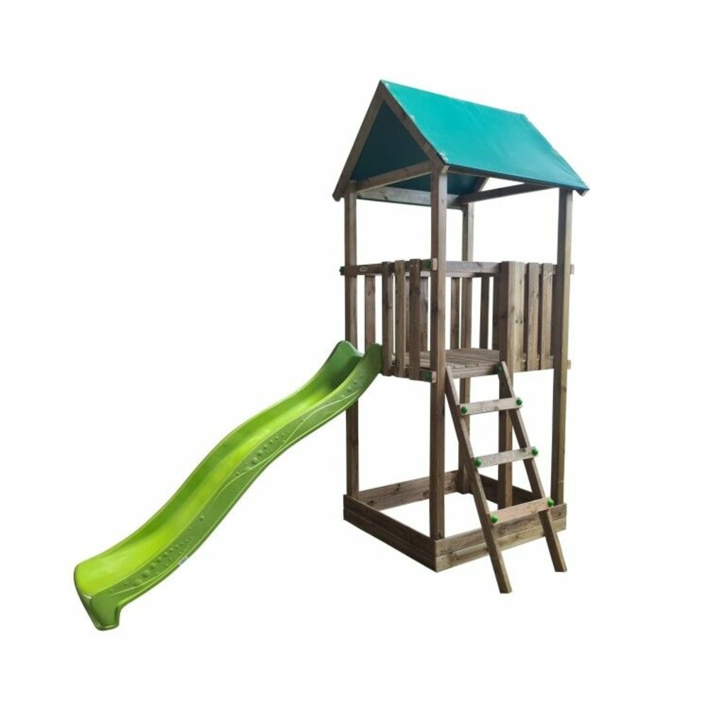 Aire de jeux masgames tibidabo l toit en toile basique : avec bac à sable à la base