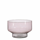 Mica decorations vase fallon - 29x29x20 cm - verre - rose