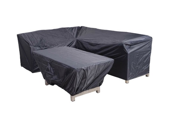 Housse coverit salon de jardin 210 x 270xh85/90 et 165x95xh70 - garden impressions