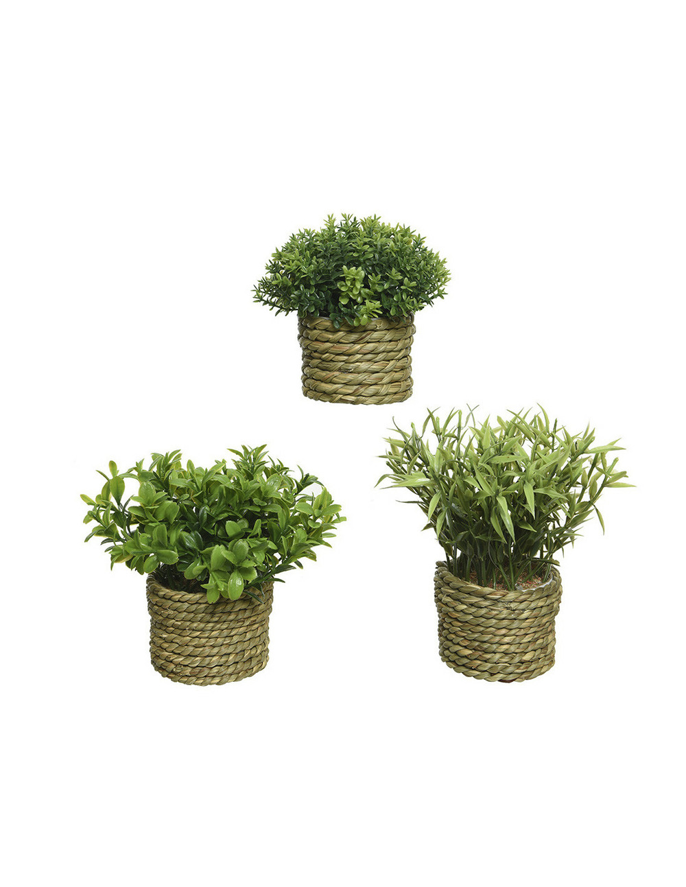 Plante artificielle en polyester ø16x13cm.