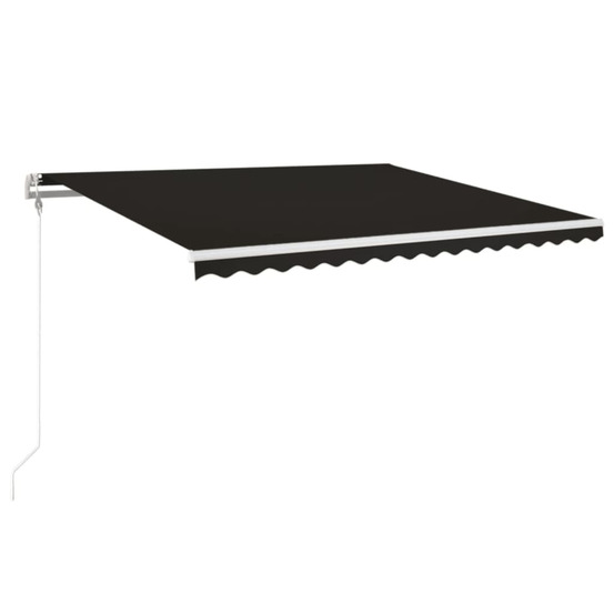 Auvent rétractable automatique 450x350 cm anthracite