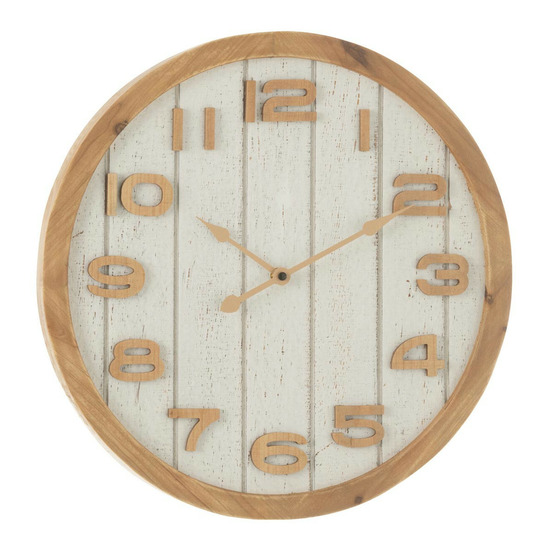 Horloge murale en bois