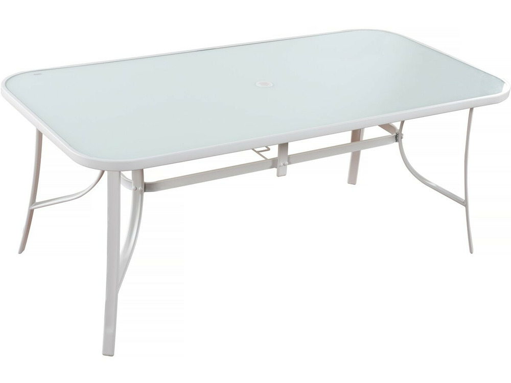 Table de jardin Cordoba - Phoenix - 8 places - Blanc