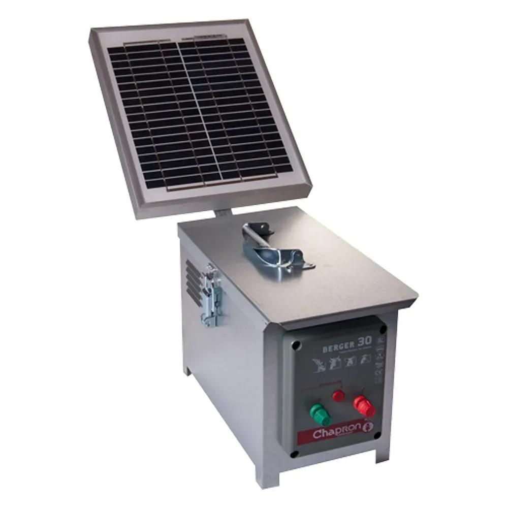 Électrificateur clôture solaire chapron-lemenager berger 30 - 15.000v