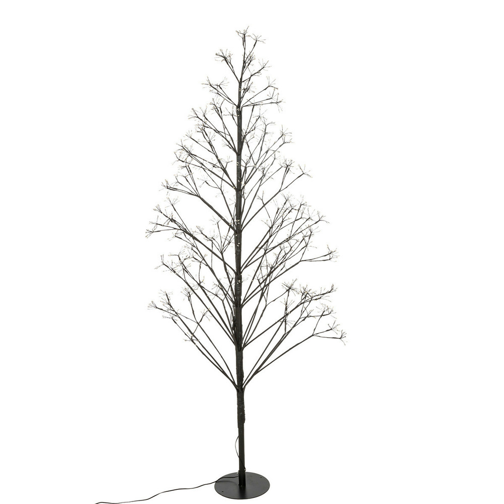 Déco de noël arbre à fleurs lumineux pour l'extérieur 1000 led blanc h 120 cm