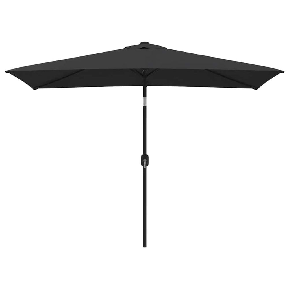 Parasol avec mât en métal 300 x 200 cm