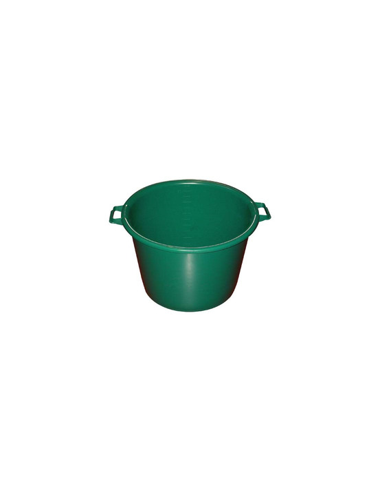 Baquet rond 30l d45 h29 renf.vert - aluminium et plastiq