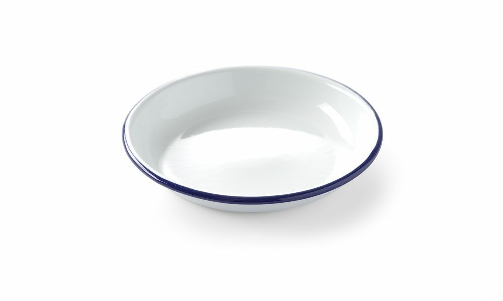 Assiette creuse liseret bleu - hendi