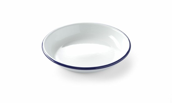 Assiette creuse liseret bleu - hendi