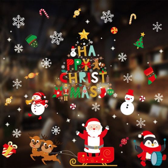 Stickers de noël - pingouin