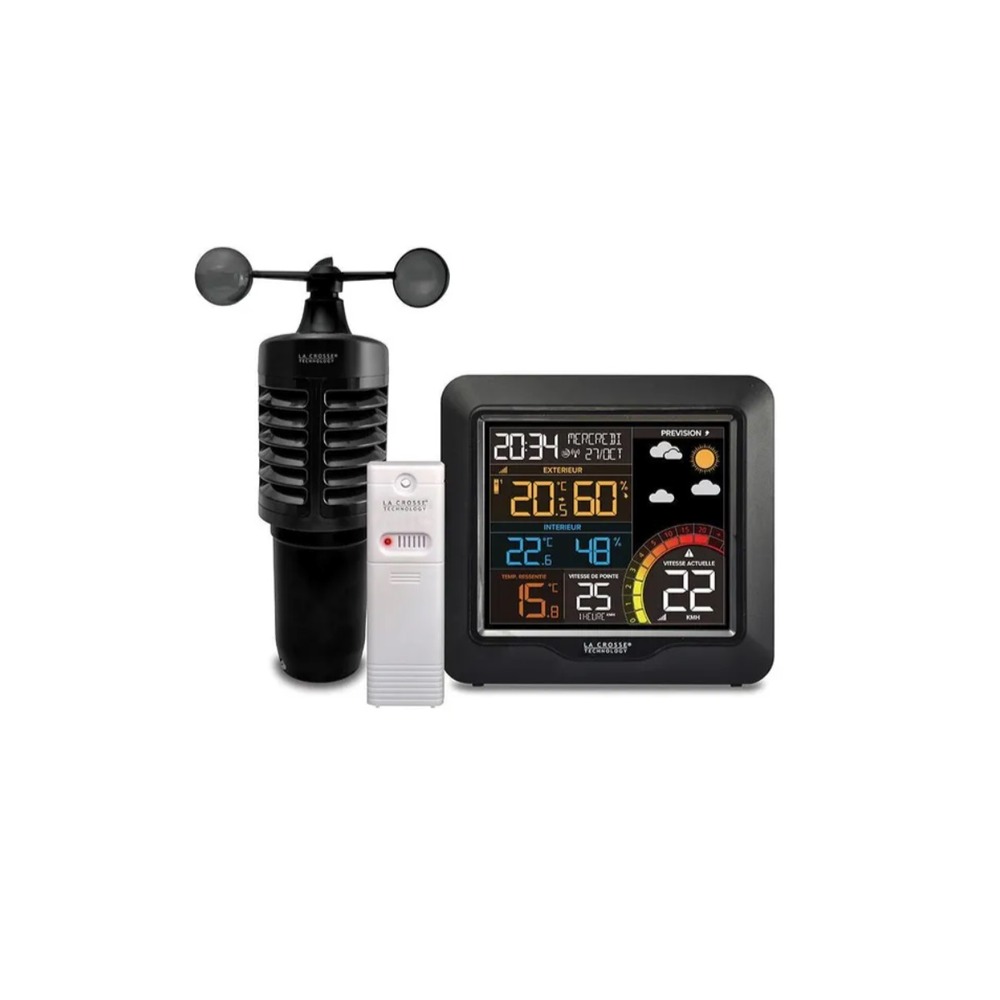 Station météo blanc/noir - ws6861-bla