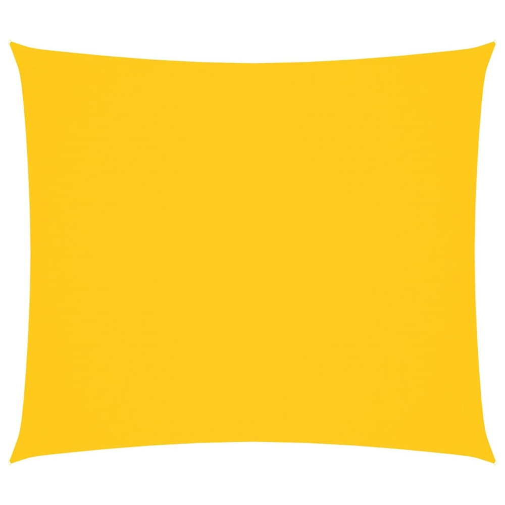 Voile de parasol tissu oxford rectangulaire 2,5x3 m jaune