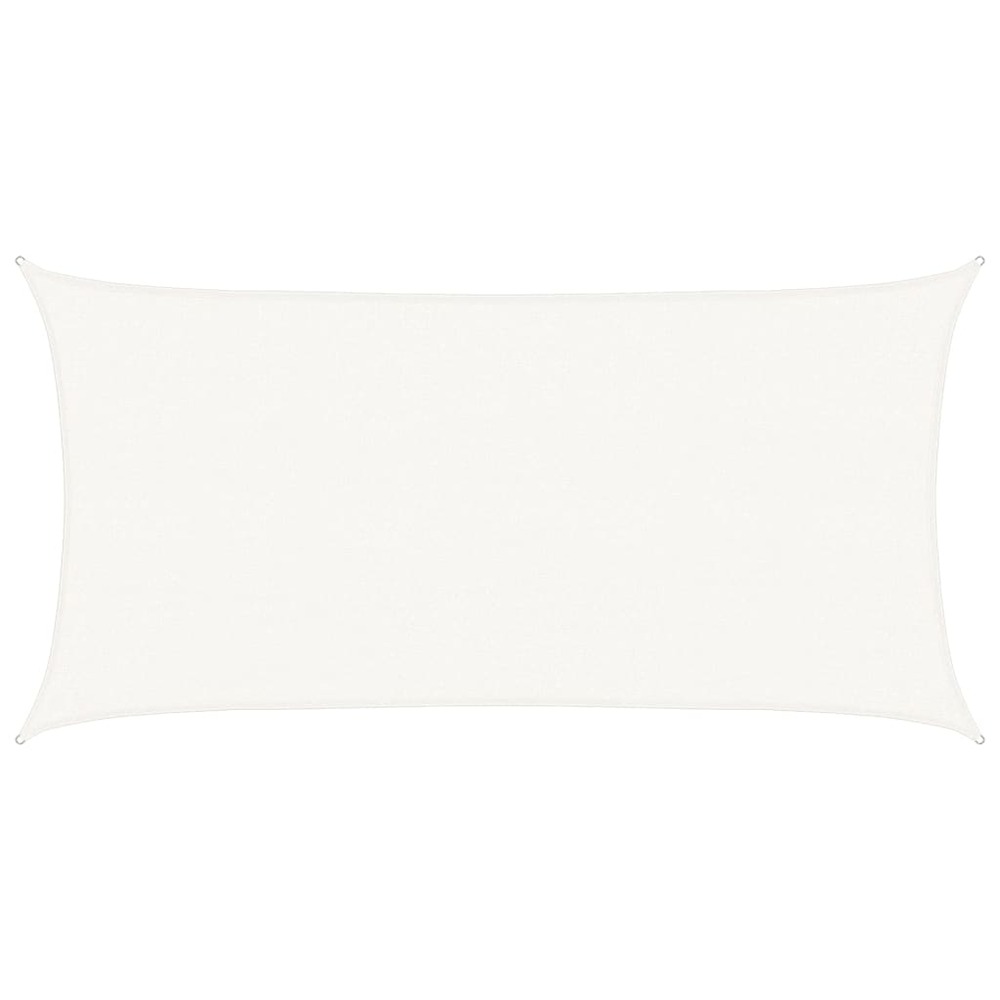 Voile d'ombrage 160 g/m² blanc 2,5x5 m pehd