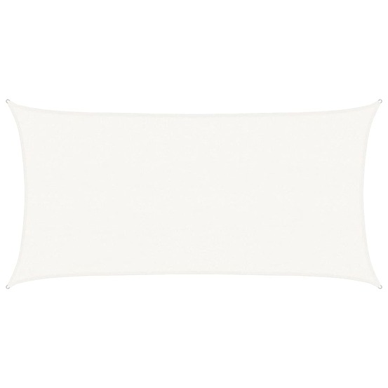 Voile d'ombrage 160 g/m² blanc 2,5x5 m pehd
