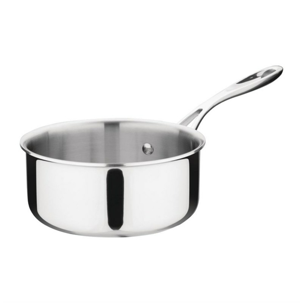 Casserole professionnelle 1.5 l diamètre 16 cm triple épaisseur vogue