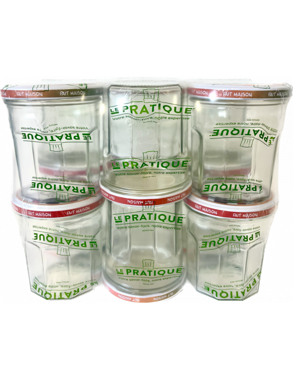 Pots de confiture 324ml ø82mm pack de 12 - le pratique