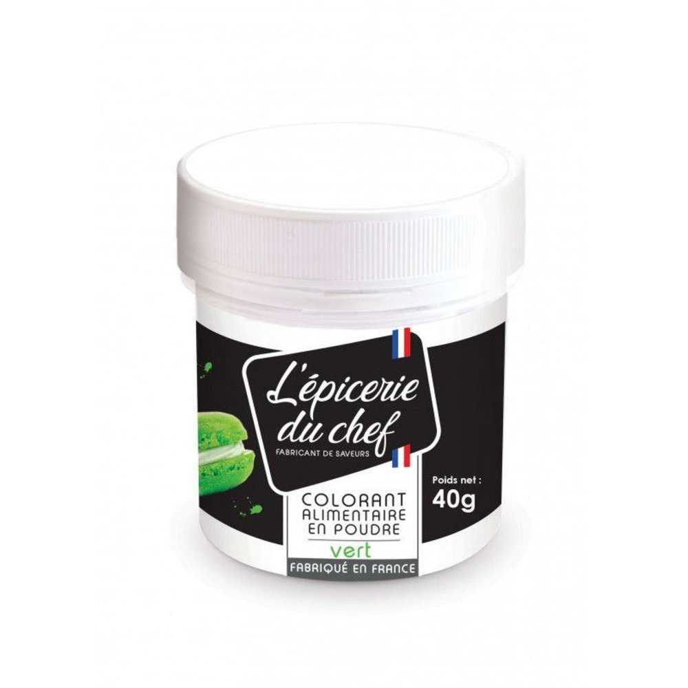 Colorant alimentaire en poudre vert 40 g