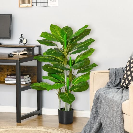 Plante artificielle polyéthylène décoration salon intérieur aspect réaliste 95cm vert